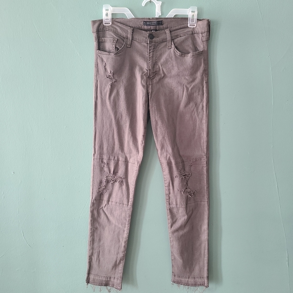 Flying Monkey Platinum Distressed Skinny Jeans Size 29